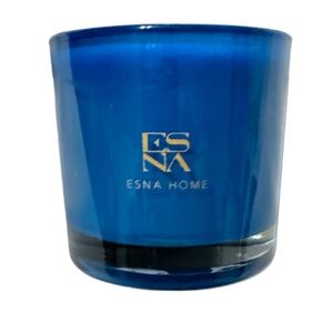 Ensa Home Candle N8 Brillo Collection Teakwood Cognac Hand Poured Soy Wax New